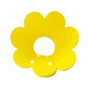 Skyddshalsband för katt gul blommig form storlek S Postoperativt halsband Justerbart omfång Filt halsband mot slickande 5