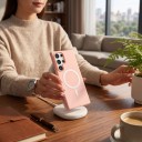 Skyddsskal för telefon Samsung Galaxy A25 Dubbel skal Höjd kant runt objektiven Täckt sidoknappar För laddning på platta 6