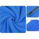 Slaapzak 180 x 80 cm, opvouwbare diameter 14 cm, hoogte 29 cm, inleg voor slaapzak, opbergtas, Terylen, Fleece stof 3