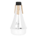 SLADE Silenciador de Trompeta Silenciador de Aluminio Plateado con Interfaz Suave para Principiantes Silenciador Universal para Trompeta con Sonido 1