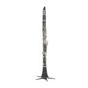 SLADE suport pliabil pentru clarinet 10,5 x 5,8 cm Suport metalic negru cu cinci picioare Suport portabil extensibil ABS + metal Suport stabil 7