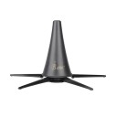SLADE supporto pieghevole per clarinetto 10,5 x 5,8 cm Supporto metallico nero con cinque piedi Supporto portatile pieghevole in ABS + metallo 1