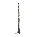 SLADE supporto pieghevole per clarinetto 10,5 x 5,8 cm Supporto metallico nero con cinque piedi Supporto portatile pieghevole in ABS + metallo 7