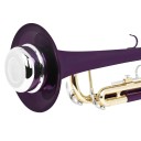 SLADE tlmič trumpety 13,3 x 2,1 x 7 cm Zlatý hliníkový tlmič s mäkkým rozhraním Pre začiatočníkov Tlmič pre trúbku so zníženým hlukom 3