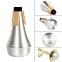 SLADE tlumič trumpety 13,3 x 5,6 x 7 cm Hliníková slitina Lehký tlumicí nástavec s měkkým rozhraním Pro začátečníky Tlumivka pro trubku 2