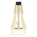SLADE Trumpet Mute 13.3 x 2.1 x 7 cm Gold Aluminium Mute with Soft Interface For Beginners Low Noise Trumpet Mute 1