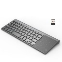 Slank draadloos toetsenbord met touchpad/numeriek toetsenblok 1