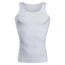 Slankekompressionsvest Herrekropsformende tanktop Herreformende tøj Sømløs slankevest Holdningsfitnesstanktop 2