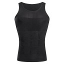 Slankekompressionsvest Herrekropsformende tanktop Herreformende tøj Sømløs slankevest Holdningsfitnesstanktop 1