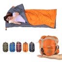 Sleeping Bag 190 x 75 cm for Temperatures 9-15°C, Compression Bag, Nylon and Cotton, Packed Size 29 x 12 cm, 1 * Sleeping Bag 5