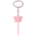 Sleutelhanger met lolly 12 cm Hars sleutelhanger in de vorm van een bloem Schattige bloemdecoratie voor sleutels rugzak handtas cadeau 2