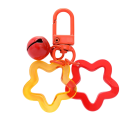 Sleutelhanger met Sterren 2 cm Hars Sleutelhanger Glanzende Decoratieve Versiering voor Handtas Rugzak Cadeau 1