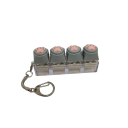 Sleutelhanger met vier zachte siliconen kattenpootjes Antistressspeelgoed Sleutelhanger voor tas of mobiel 12