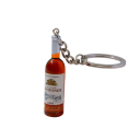Sleutelhanger met wijnfles 5 cm Plastic mini fles Versiering voor sleutels rugzak handtas Origineel cadeau voor wijnliefhebbers 6