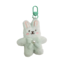 Sleutelhanger Pluche Konijntje met Strik Zachte Pluche Accessoire voor Rugzak Handtas Schattige Decoratie voor Kinderen en Volwassenen 5