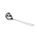Slev i rostfritt stål, silver, sked i spegelblankt stål, serveringssked för köket, snygga köksredskap för soppa 1