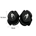Sliders profissionais pretos para joelhos 16,5 x 13 cm Protetores de joelhos para corridas de motociclismo Motocross Condução em estrada Equipamento 3