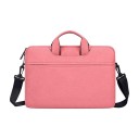 Slim Laptop Bag with Handles and Detachable Shoulder Strap Front Zip Pocket for Small Items Polyester Fabric For Work and School 2