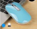 Slim Wireless Rechargeable Mouse for Computer and Laptop Connection via USB Receiver 2.4 GHz and Bluetooth 5.1 Resolution 1600 DPI Height 20 mm 3