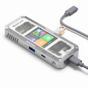 Slimme USB-C dockingstation met slim display HDMI 2.0 4K 60 Hz USB 3.0 LAN PD 100 W en 3,5 mm jack grijs voor kantoor 3
