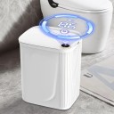 Slimme witte prullenbak 18 l met display Sensordeksel USB C-oplaadfunctie Antibacterieel licht Waterdicht 3