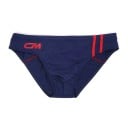 Slips de bain pour hommes unis avec rayures Nylon Spandex Coupe ajustée Taille élastique Maillots de bain pour la plage piscine 11