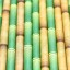Słomki papierowe z motywem bambusa 25 szt 6
