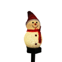 Słoneczna dekoracja świąteczna Bałwanek 28,5 cm Ziemny wskaźnik 11 x 7,8 cm LED zewnętrzna dekoracja Ciepłe białe światło Słoneczna lampka na taras 3