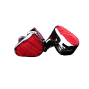 Sluchátka do uší TRUTHEAR x Crinacle ZERO:RED s duálními dynamickými měniči 10 mm i 7,8 mm 2pin kabel 0,78 mm červená pro poslech hudby 4