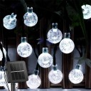 Sluneční řetězová světla 11 m Venkovní solární LED osvětlení 60 diod Vodotěsné zahradní dekorace balkon terasa slavnosti výzdoba večírek 2