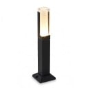 Słupki ogrodowe LED 40 cm Z podstawą do przykręcania 7 W IP65 Wodoodporny 85–265 V Aluminium i akryl Ciepłe światło 3000 K Na dziedzińcu 1