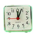 Small Analog Clock 6x3x5.8 cm Easy-to-read Dial Loud Beeping Portable Alarm Clock Powered by 1 AA Battery For Bedroom Office Travel 5