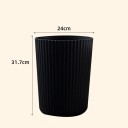 Small Bin 31.7 x 24 cm Round Plastic Larger Compact for Bathroom Office Home and Study 4