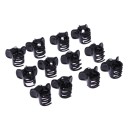 Small Black Hair Clips - 100 pcs 3