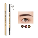 Small Golden Eyebrow Pencil Waterproof and Sweat-Resistant Long-Lasting Ultra-Fine Precision Pencil Brush for Eyebrow Shaping 6