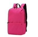 Small Nylon Backpack with Front Zip Pocket Main Compartment with Double Zip Top Handle and Adjustable Straps Dimensions 22 x 12 x 34 cm 3