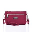Small Women's Crossbody Bag Made of Nylon and Polyester Front Zip Pocket Wrist Strap and Shoulder Strap 22 x 12 x 6 cm 8
