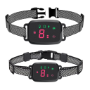 Smart anti-skall hundhalsband med HD-skärm, uppladdningsbart, vattentätt, IP67 träningshalsband, ljud, vibration, stöt, ingen fjärrkontroll 3