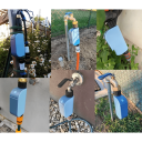 Smart Automatic Irrigation Timer with LCD Display WiFi Control IP65 3/4" Tap Adapter 1/2" Mobile App 4x AA Batteries 2