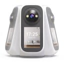 Smart Baby Monitor with HD Camera Wi-Fi Display Two-Way Video Calls 360° Rotatable Night Vision Motion Detection White for Infants 4