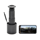 Smart dörrkikare med kamera 150° WiFi 3MP 1080P rörelsedetektering tvåvägsljud Tuya app svart för att kontrollera besökare vid dörren 6