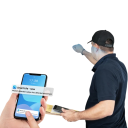 Smart dörröga med kamera 170° WiFi HD 1080P nattseende rörelsedetektering app Tuya Smart Life för övervakning av utrymmet vid dörren 2