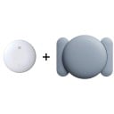 Smart localizzatore Android Google Trova il Mio Bianco Con custodia magnetica 3,2 cm Impermeabile IP66 Per chiavi animali domestici e bagagli 1