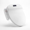 Smart Toilet Seat with Bidet Side Control 480 x 380 x 120 mm Heating and Warm Air Drying White For V-Shaped and Small U-Shaped Toilets 2