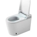Smart Toilet with Bidet Automatic Opening and Flushing Heated Seat and Remote Control Antibacterial Surface White For the Bathroom 7