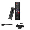 Smart TV Stick Android 14 2 GB 16 GB HDMI 8K 4K Dual WiFi 2.4G/5G Bluetooth 5.0 Sterowanie głosowe IR TV Box Quad Core DC 5 V/2 A 4