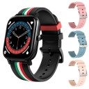 Smartwatch med 3 udskiftelige remme K1250 2