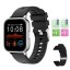 Smartwatch mit Ersatzarmband und Schutzfolie 6