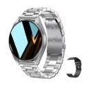 Smartwatch til overvågning af skridt, afstand, kalorier, aktivitet, puls, ilt, søvn, blodtryk, moderne multifunktionel ur med et ekstra armbånd som gave 2