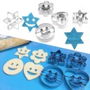 Smiley ansigts udstikkere 4 stk. 3